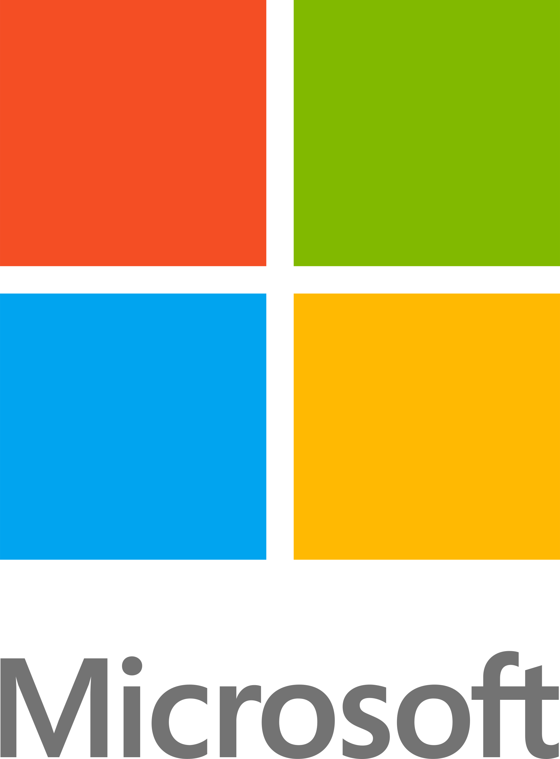 Microsoft logo 2012 vertical